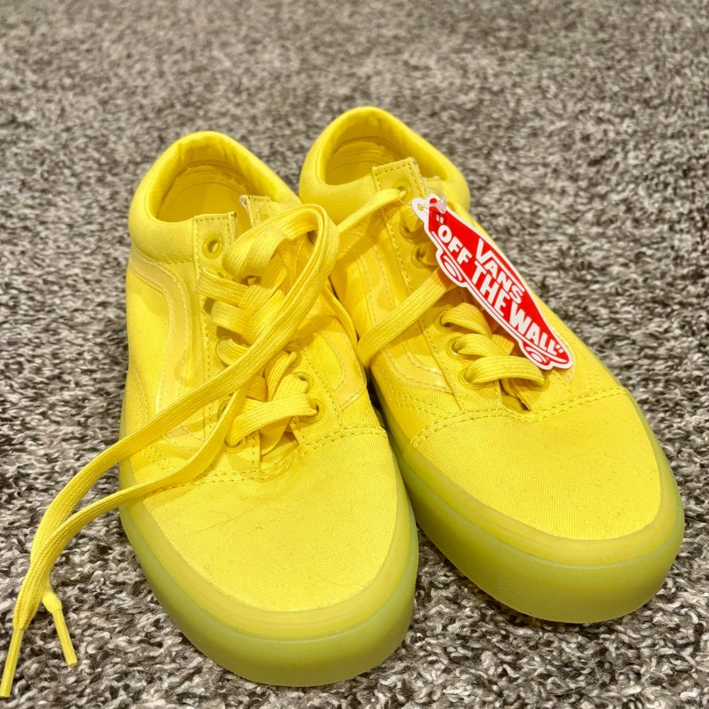 NWT Yellow Vans